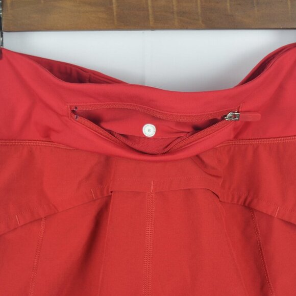 lululemon Speed Up Low-Rise Lined Short 2.5" Size 6 in Dark Red - Picture 6 of 6